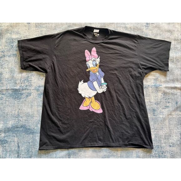 Disney Black Daisy Duck Short Sleeve Tee 3XL - Picture 1 of 6